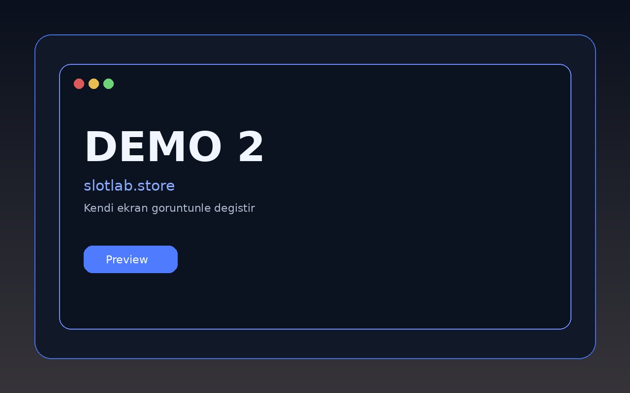 Demo 2 Görseli